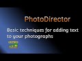 Basic techniques for adding text to your photograph