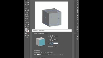 3d cube in illustrator #3d #cube