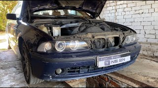 Путь к идеалу BMW 5 series E39 замена прокладки поддона двигателя m52tu попали на снятие подрамника