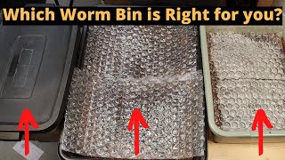 My Thoughts on Plastic Worm Bins