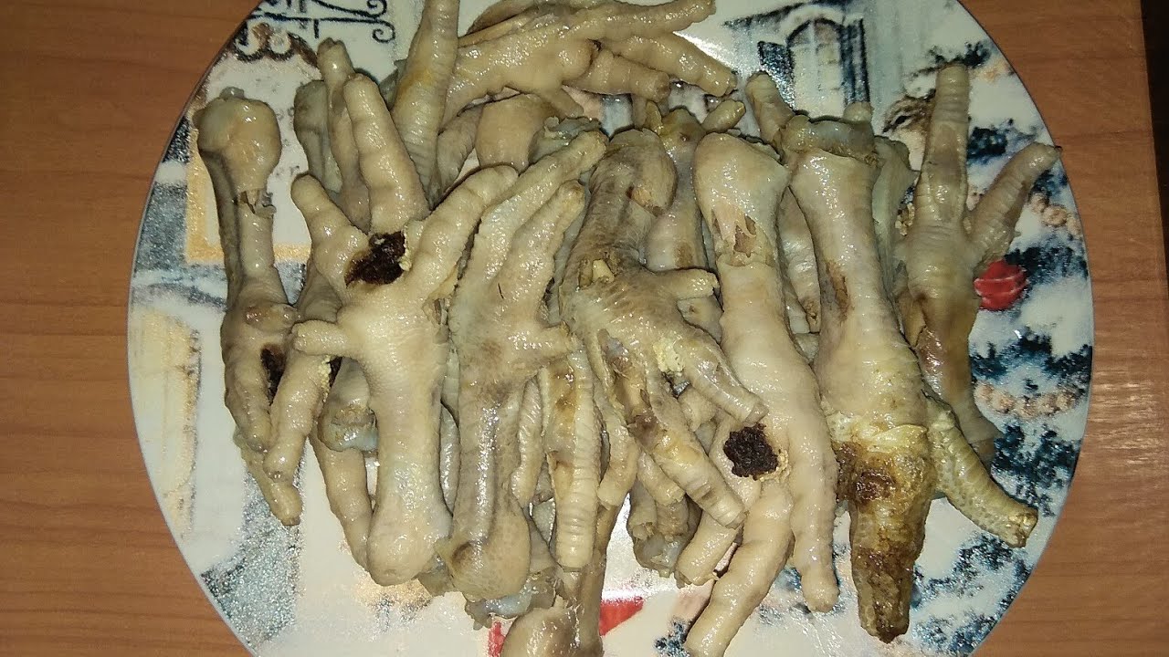 ASMR ИТИНГ. КУШАЮ КУРИНЫЕ ЛАПКИ