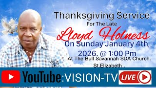 Lloyd Holness (Thanksgiving Service)