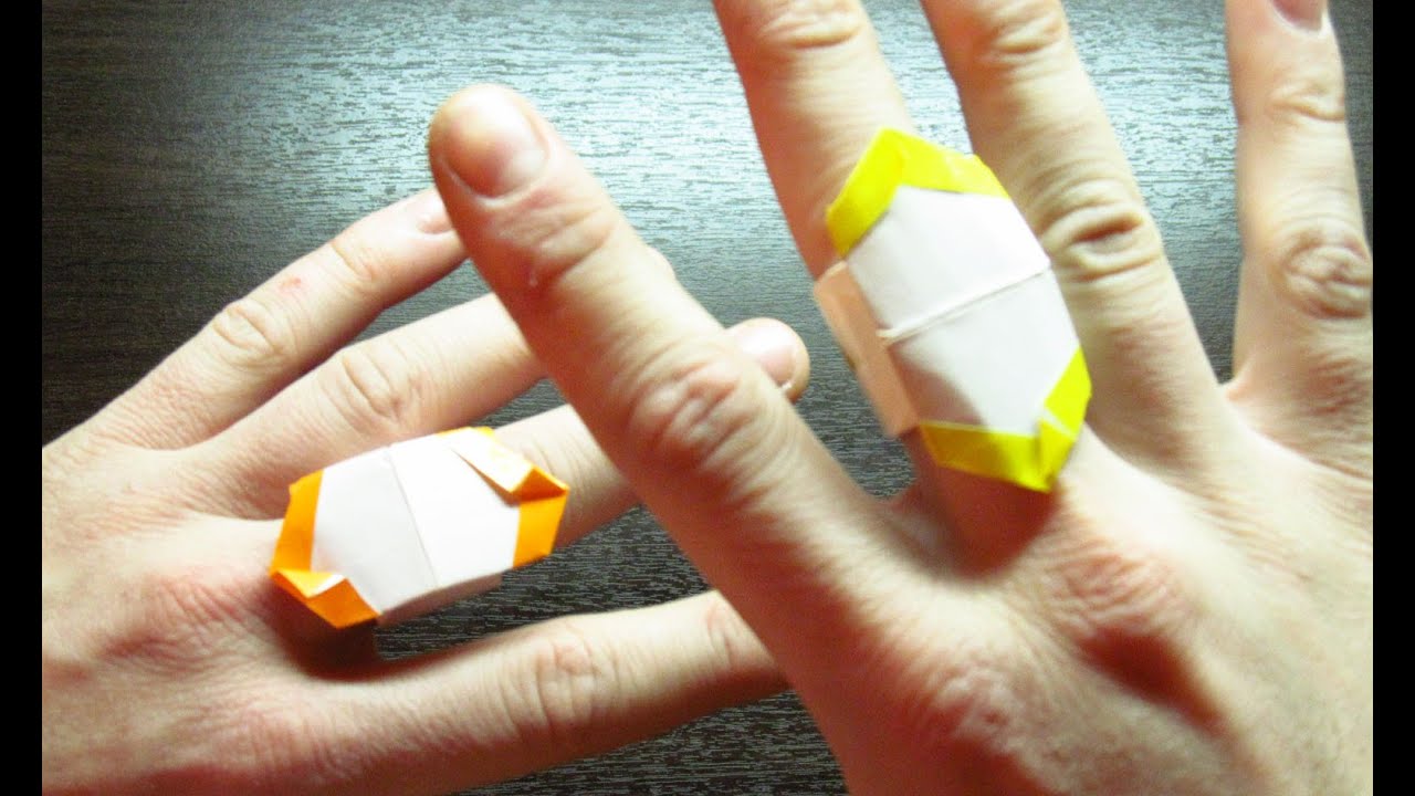 Como hacer unos ANILLOS DE PAPEL Super Cool Origamis de papel paso a