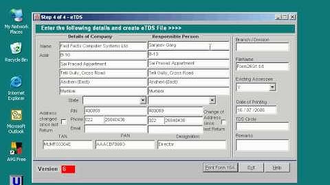 eTdsWizard : Printing of TDS Certificates