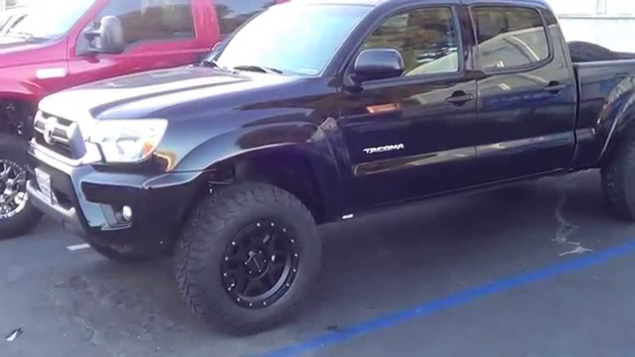 Toyota Tacoma Pre Runner with Bilstein shocks Pro Comp Wheels