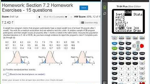 Dr  Swiersz Video Solving Section 7 2 Homework Exercise #15   20171024 Stats