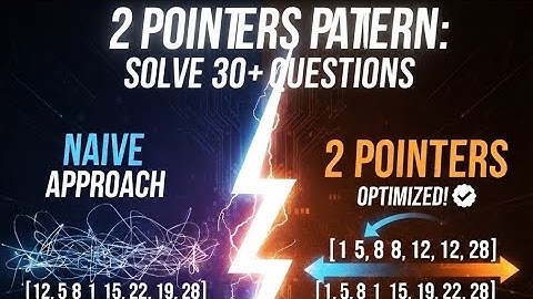 Two pointers pattern in single shot | Patterns, Tricks, and LeetCode Problems for Interviews