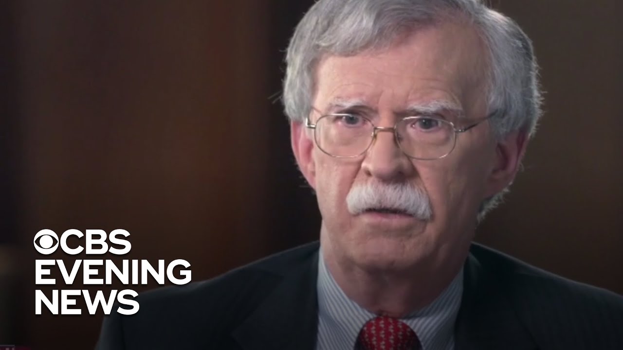 Bolton opens up about his book, claims against Trump and 2020 presidential election