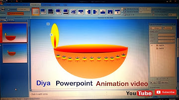 PowerPoint Me 🪔 Diya Animation|Who to Creating 🪔 Diya Animation Video PowerPoint In hindi