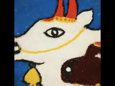 #whatsapp status #Man udhan varyche  #बैलपोळा #Rangoli