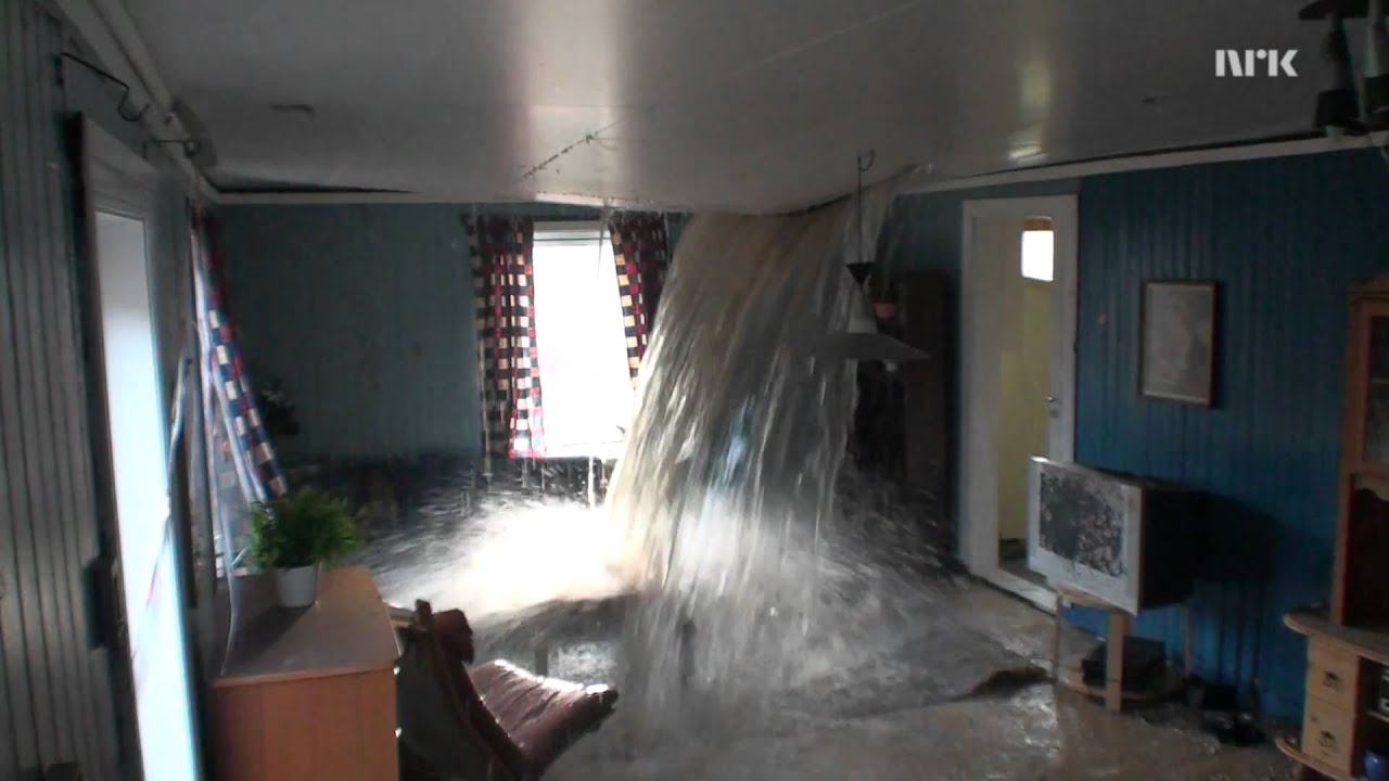 Ikke gjør dette hjemme: Her kollapser gulvet