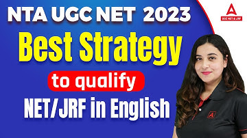 UGC NET English  2023 I Best Strategy to qualify NET/JRF in English I By Prof. Aishwarya Puri