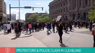 WATCH | Demonstrators gather in downtown Cleveland for rally protesting death of George Floyd