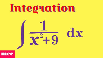 Integral of 1/(x^2+9)