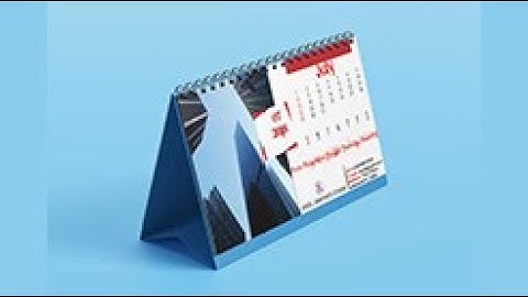 HOW TO CREATE UNIQUE DESK CALENDAR IN CORELDRAW 2018