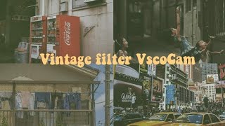 Vintage filter VscoCam || Tutorial screenshot 1