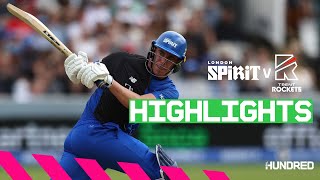 Lawrence Hits 93 In Thrilling Match! | Highlights - London Spirit v Trent Rockets | The Hundred 2023