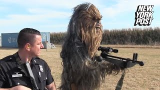 Police department enlists Chewbacca to recruit new cops | New York Post