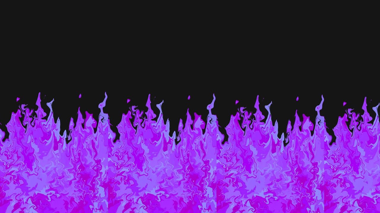 Фиолетовый огонь на рабочий стол