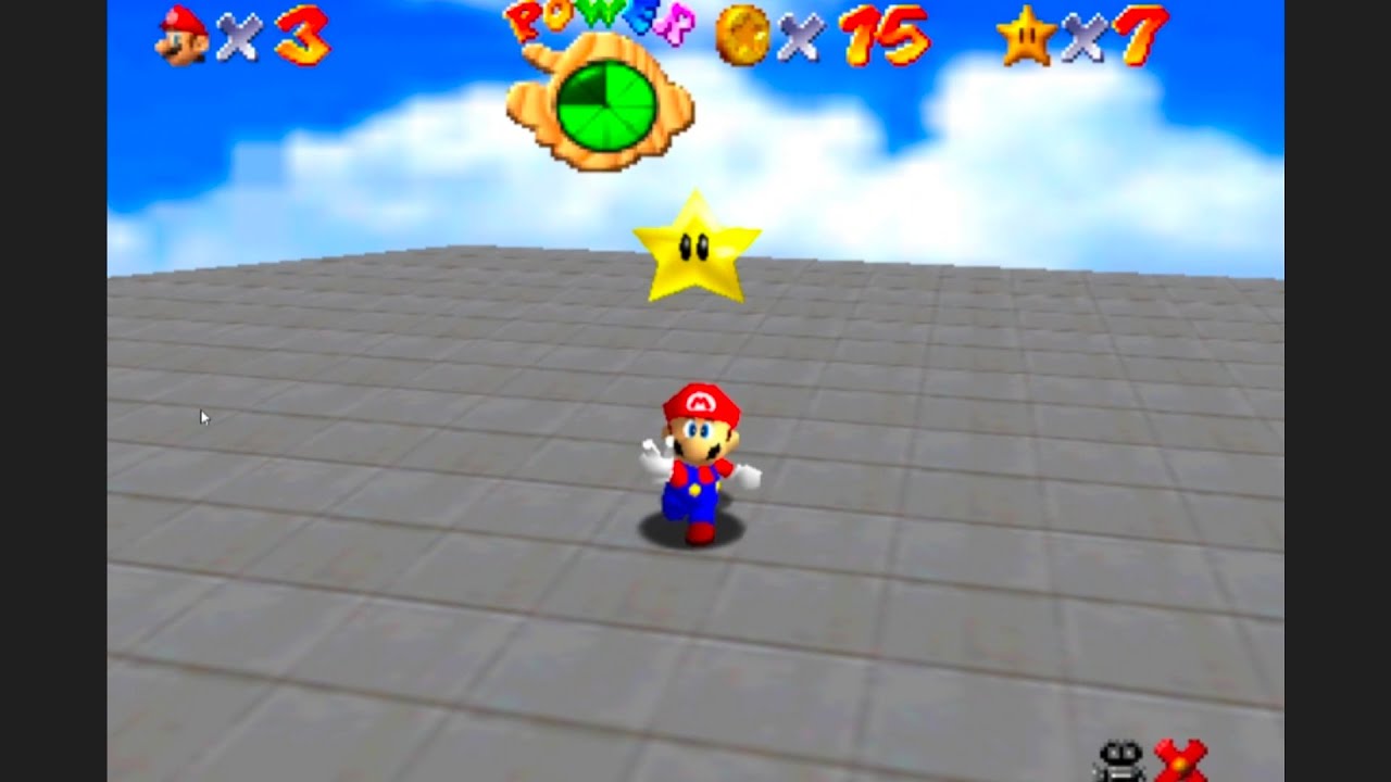 Jugando Mario 64 por fin