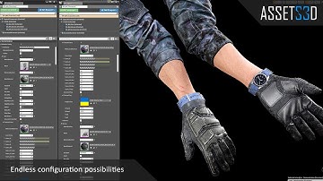Modular FPS Hands -  UE4 - Tutorial - Assets3D