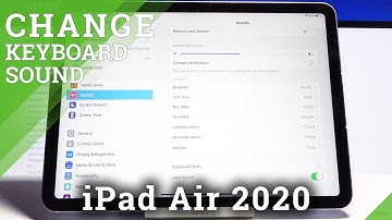 How to Activate Keyboard Clicks on iPad Air 2020 – Sound Settings