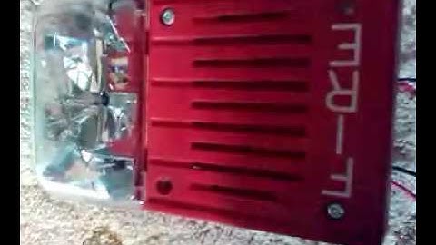 Simplex horn strobe fire alarm how to connect (have certified electrician install)