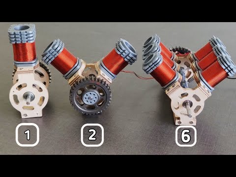 Making All Model Engines || single cylinder Engine || V-Twin Engine || v-six Engine || solenoid