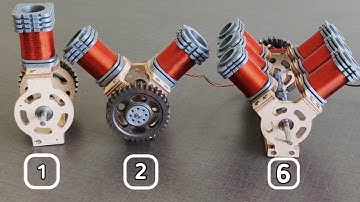 Making All Model Engines || single cylinder Engine || V-Twin Engine || v-six Engine || solenoid