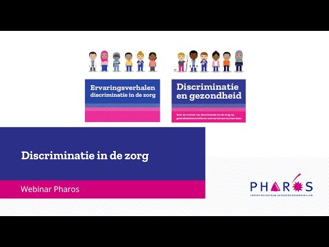 Webinar Discriminatie in de zorg 30 juni 2022 | Pharos, expertisecentrum gezondheidsverschillen