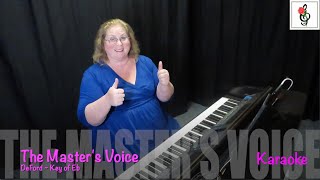The Master's Voice - DeFord - Key of Eb - Karaoke with Brenda