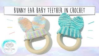 BUNNY EAR TEETHER CROCHET EASY