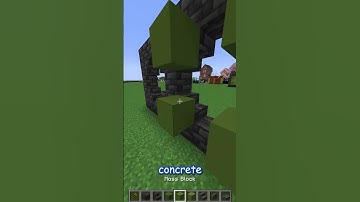 how to build a GREEN and DEEPSLATE wall update 1.21 #shorts #minecraft