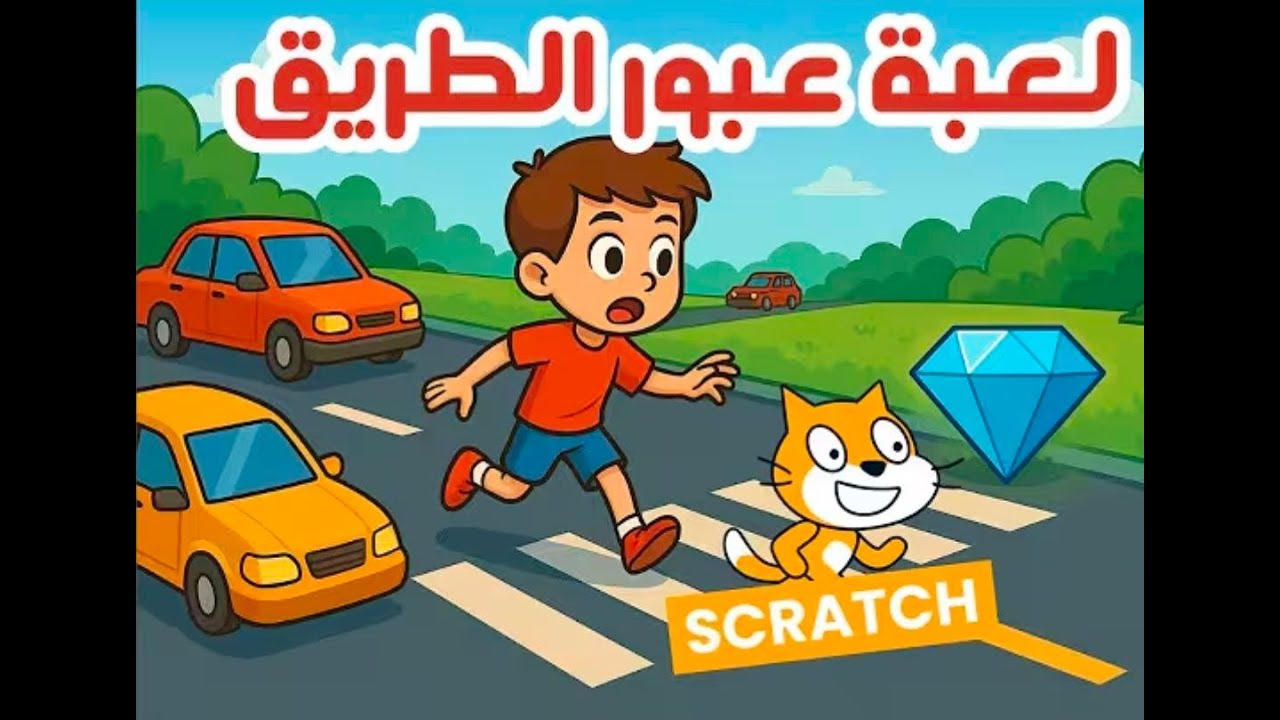سكراتش | اصنع لعبة تحدي عبور الشارع مع scratch. App Inventor . coding ...