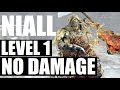 Elden Ring - KOMMANDANT NIALL (LEVEL 1 - NO DAMAGE) - Melee Only/No Summons