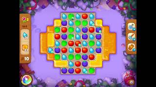 GardenScapes Level 668 no boosters (14 moves)