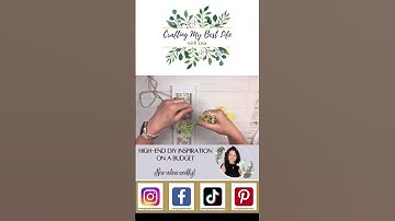 DOLLAR TREE DIY - Tumbling Tower Jenga Block Affirmation Decor #shorts