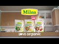 Milna nature puffs organic the real organic puffs  mudah cair dan kaya nutrisi