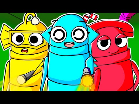 Jugué R.E.P.O con mis AMIGOS SPRUNKIS OC (Sprunki OC)