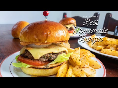 comment-préparer-de-delicieux-burgers-maison-!-best-homemade-burger-recipe-!