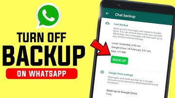 How to Disable Chat Backup in WhatsApp