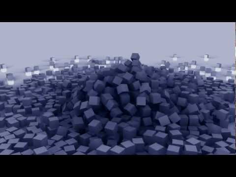 Cinema 4d/After Effects - falling cubes animation - with twitch