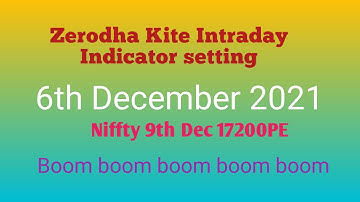ZERODHA Kite live trading#Best indicator setting in Zerodha Kite platform#A village Trader#