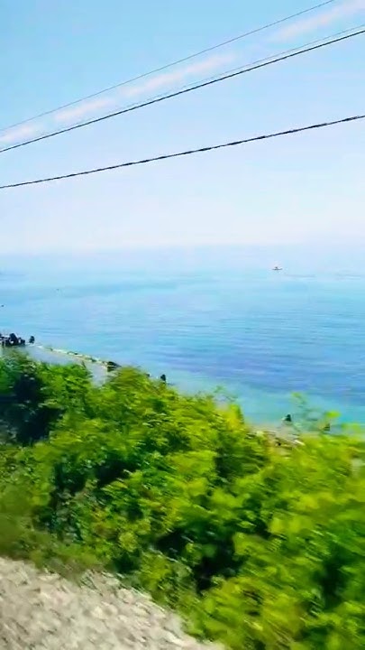 Море🌊 из окна поезда🚆 - YouTube