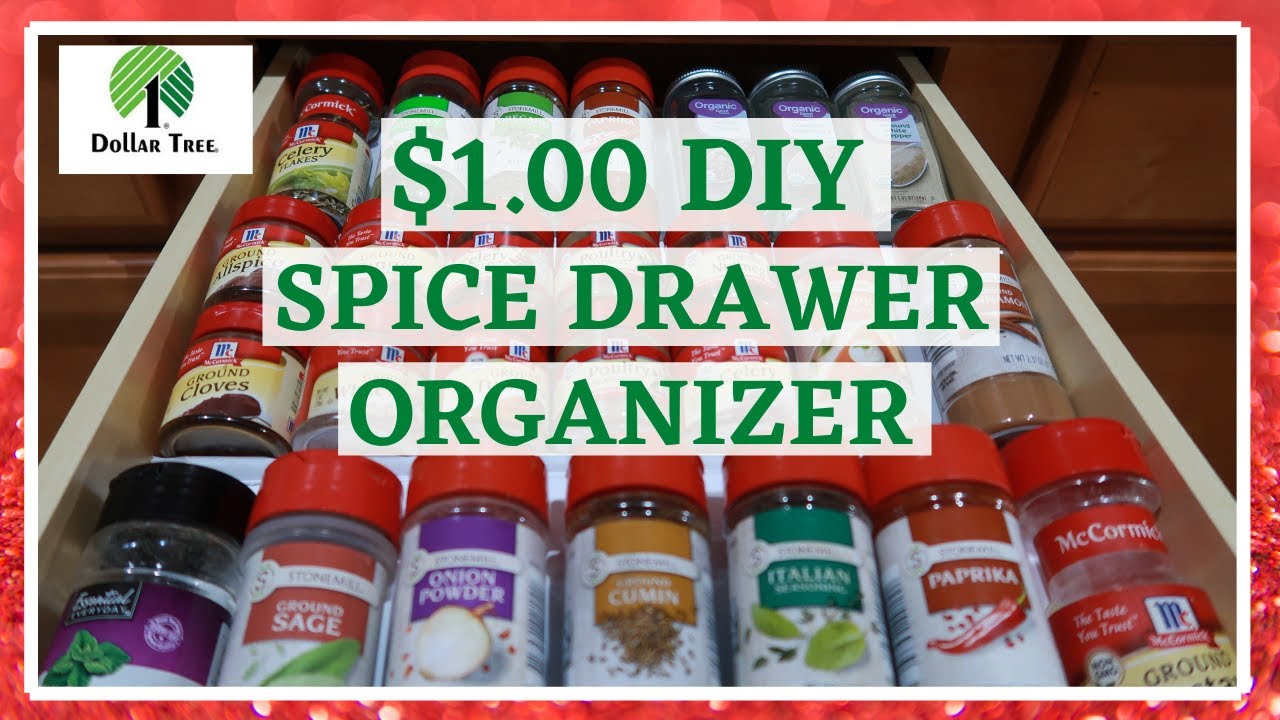Do It Yourself: Spice Drawer Organization - Abundance of Everything