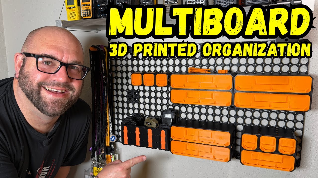 Multiboard 3D Printed Storage System - YouTube