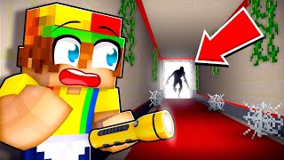 Escaping a HAUNTED ABANDONED Mansion In Minecraft!