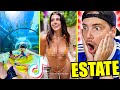 SCIVOLI D'ACQUA e TANTO CRINGE (TROPPO) - REAZIONE ai TIKTOK su "ESTATE"