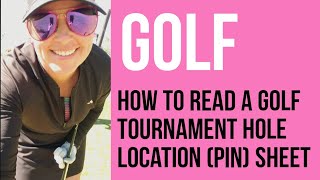 Golf ⛳ How to read a PIN SHEET 🔥