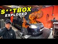 THE  S**T BOX EXPLODED ON THE DYNO.. BUDGET TURBO FAIL